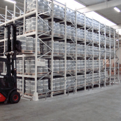 Rayonnage pour stockage - FLOW - Rafeks RAF Sistemleri Imalat Sanayi ve Ticaret Ltd. Sti  - industriel / pour charge mi-lourde / pour palettes