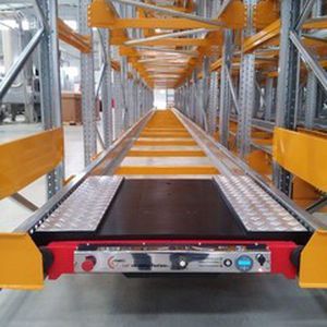 Rayonnage pour stockage - SHUTTLE - Rafeks RAF Sistemleri Imalat Sanayi ve Ticaret Ltd. Sti  - industriel / pour charges lourdes / vertical