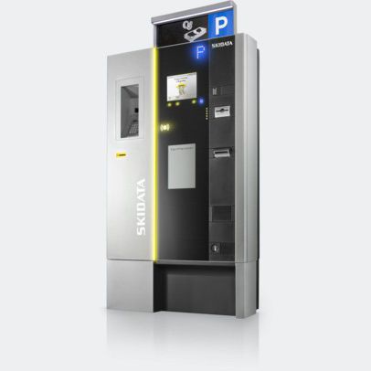 Borne de paiement pour parking - POWER.CASH 'TOUCH' - SKIDATA