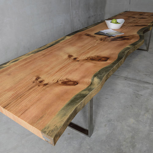 Table de conférence contemporaine - SUN WOOD KONFERENZTISCH - EASTERN PINE - SUN WOOD by Stainer - en bois / en métal / rectangulaire