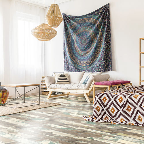 Parquet contrecollé - SUN WOOD DESIGN PARKETT - BEACH HUT 27 - SUN WOOD by Stainer - massif / en chêne / à batons rompus