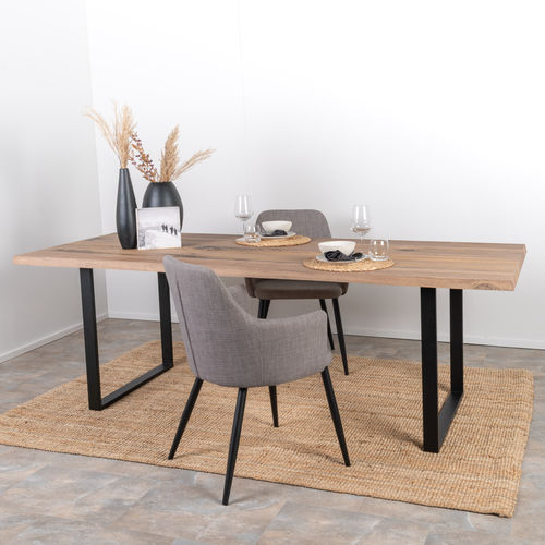 Table à manger contemporaine - SUN WOOD : AMBER 08 - SUN WOOD by Stainer - en chêne / avec piètement en métal / rectangulaire