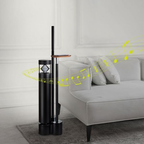 Lampe enceinte sur pied - HIYLO - OLIGO - suspension / en chrome / contemporaine