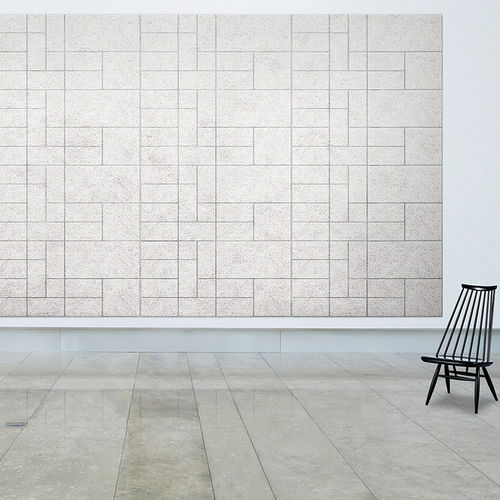 Panneau acoustique mural - RECTANGLE - BAUX - en laine de bois / rectangulaire / pour bureau