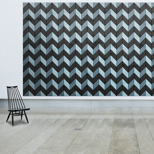 Panneau acoustique mural - PARALLELOGRAM - BAUX - en laine de bois / géométrique / pour bureau