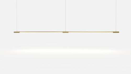 Luminaire suspendu - THIN - Juniper - à LED / linéaire / en laiton