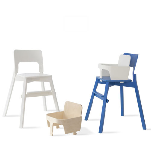 Chaise haute standard - S-293 HB - Balzar Beskow - pour restaurant / en bois