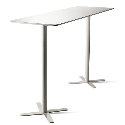 Table mange-debout contemporaine - B-54 H - Balzar Beskow - en métal / en bois massif / en HPL