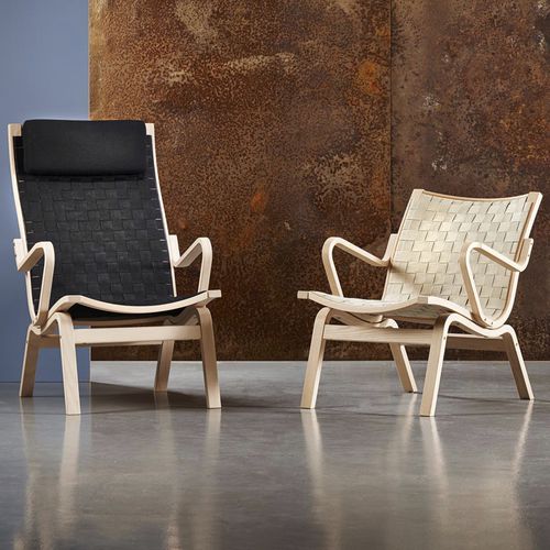 Fauteuil design scandinave - ALBERT - stoubystouby - en tissu / en hêtre / en chêne