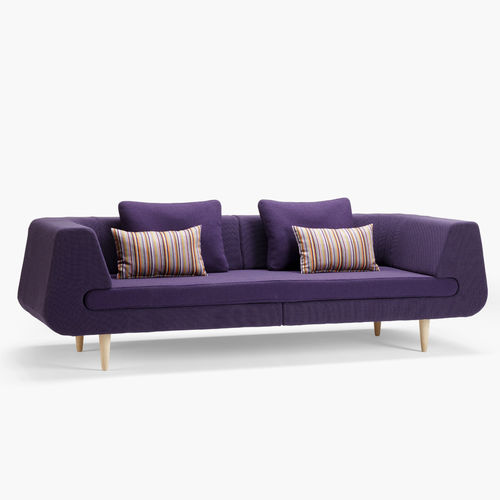 Canapé d'angle - MIRAGE - stoubystouby - contemporain / en tissu / en cuir