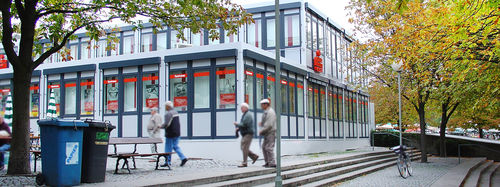 Bâtiment préfabriqué - SPARKASSE - SÄBU - modulaire / en acier / ossature métallique