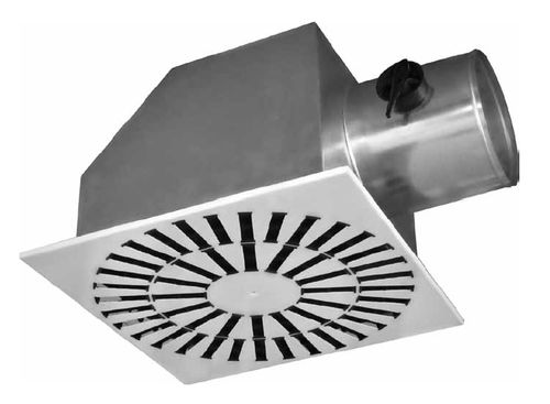 Diffuseur d'air de plafond -  DS - S & DS - R - TANGRA - carré / rond