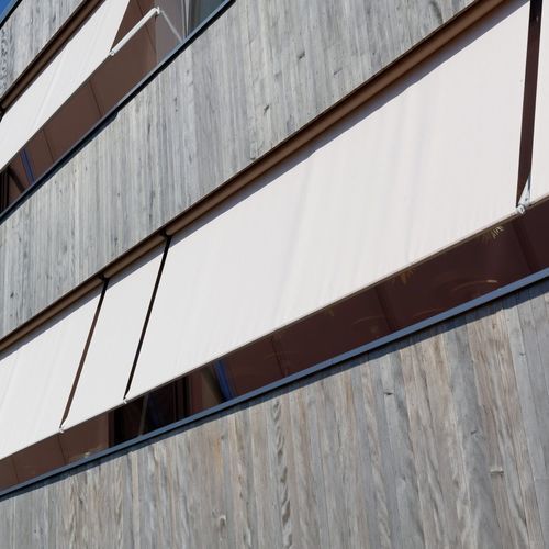 Store enrouleur - AM 95 / AM 150 - Schenker Stores - pour fenêtre / aluminium / en tissu