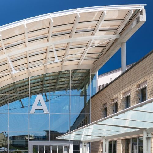 Store à bandes verticales - FM 150 / FMC - Schenker Stores - de toit / aluminium / en tissu