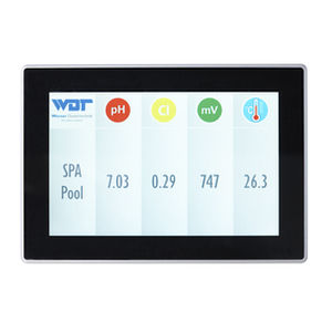 Écran tactile pour contrôle d'accès - TELE INDICATION 10" TOUCH - WDT - Werner Dosiertechnik - mural / sans fil