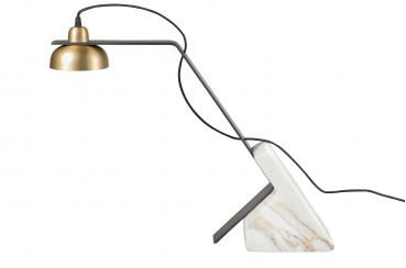 Lampe de table - PULSE  - V-LAB - en laiton / en marbre / contemporaine