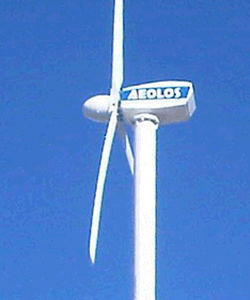 Petite éolienne à axe horizontal - AEOLOS-H 3000W - Aeolos - tripale / offshore