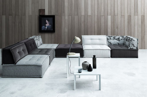 Canapé modulable - PEOPLE - Italianadivani srl - contemporain / en tissu / multicolore