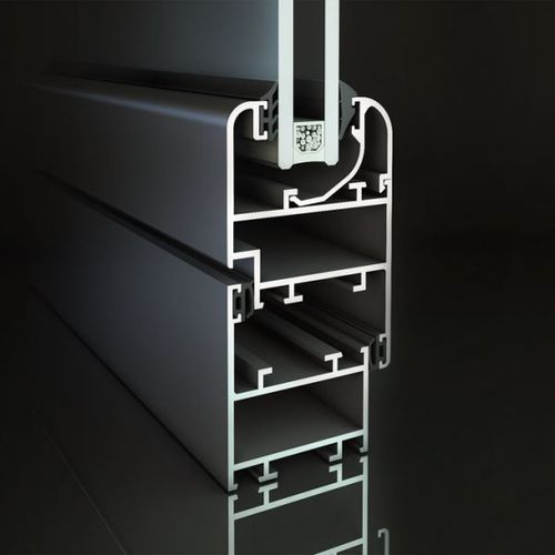 Profilé pour porte en aluminium - P4 - Allco spa - à isolation thermique