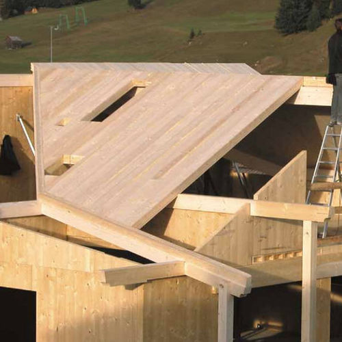 Dalle de plancher en bois - SURFACE - Lignatur - pour toit / isolant