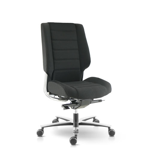 Chaise de bureau contemporaine - AZKAR - SOKOA - d'intérieur / en tissu / avec piètement en métal