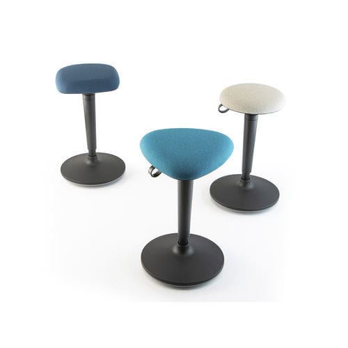 Tabouret de bureau contemporain - ALTUA - SOKOA - en tissu / à roulettes / réglable
