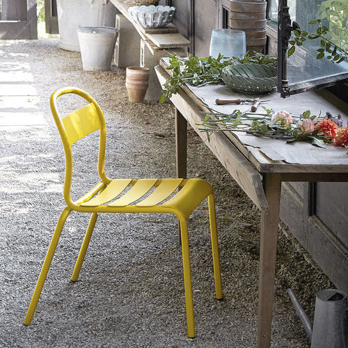 Chaise contemporaine - KANPOA - SOKOA - d'extérieur / d'intérieur / en métal