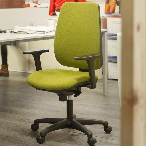 Chaise de bureau contemporaine - LANDER  - SOKOA - d'intérieur / en tissu / tapissée