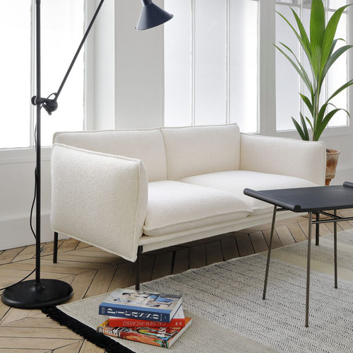 Canapé contemporain - PALM SPRINGS - Coedition - en tissu / en cuir / beige