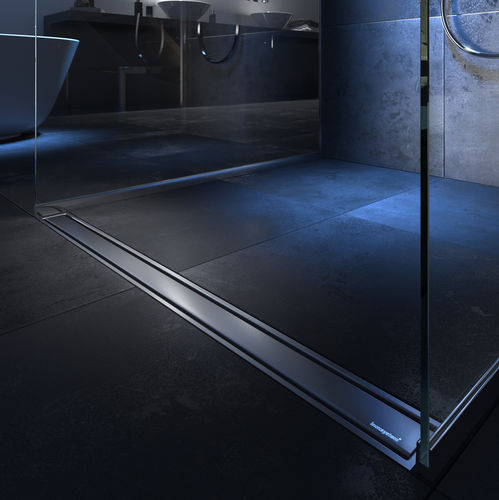 Caniveau de douche en acier inox - INOXSYSTEM&reg; IDRAIN 3070 - Inoxsystem S.r.l.