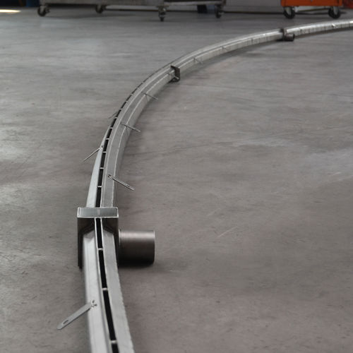 Caniveau de drainage à fente - C series - Inoxsystem S.r.l. - en acier inox / pour bâtiment / sur mesure
