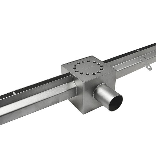 Caniveau de drainage à fente centrale - 1450 - Inoxsystem S.r.l. - grille en acier inoxydable / de sol / de terrasse