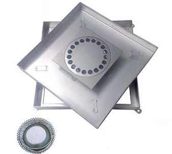 Couvercle de regard en inox - 0752 - Inoxsystem S.r.l. - carré / sur mesure