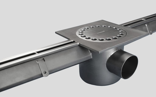 Caniveau à fente centrale - 1070 - Inoxsystem S.r.l. - grille en inox / de sol