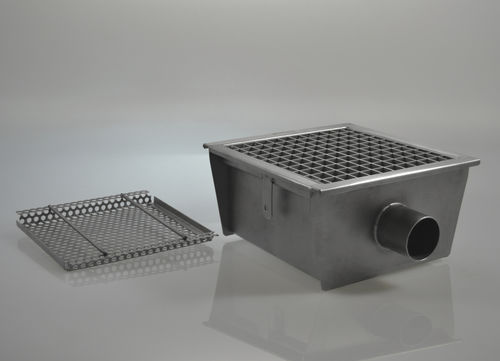 Siphon de sol en acier inox - 0412 - Inoxsystem S.r.l. - pour cuisine / sur mesure / anti-insectes