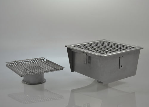 Siphon de sol en acier inox - 0512 - Inoxsystem S.r.l. - pour cuisine / sur mesure / anti-insectes