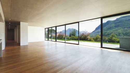 Baie vitrée coulissante-empilable - VIDOK - pliante / en aluminium / à double vitrage