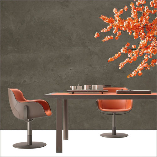 Chaise contemporaine - ALMA - DIMENSIONE CHI WING LO - d'intérieur / en tissu / en cuir