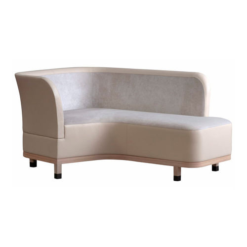 Canapé d'angle - TELO - DIMENSIONE CHI WING LO - contemporain / en tissu / en cuir