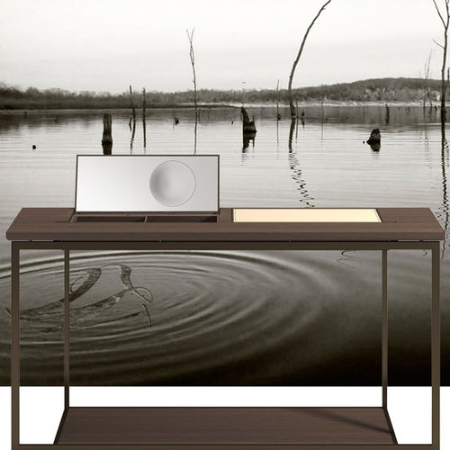 Bureau sur pied - KYRA - DIMENSIONE CHI WING LO - contemporain / en chêne naturel / en sucupira