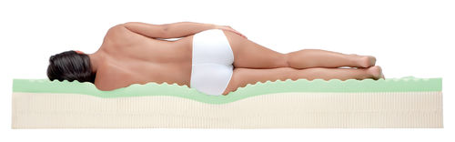 Matelas double - TALALAY BIO - Golden Night - à mémoire de forme / en latex