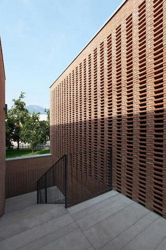 Brique murale - TERRE DI ROMAGNA : TAVELLE ROSATO/ROSSO/PAGLIERINO - IBL spa - pleine / rouge