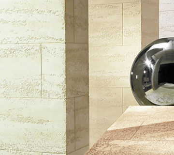 Enduit décoratif - TRAVERTINO ROMANO - OIKOS colore e materia per l'architettura - intérieur / extérieur / pour mur