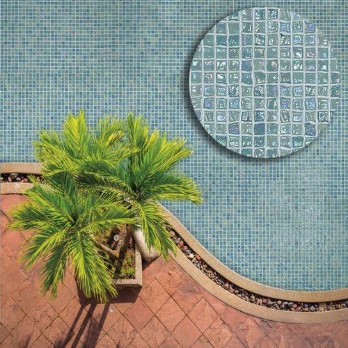 Mosaïque en verre - IRIDIS 31 - Mosavit - brillante / de piscine / murale