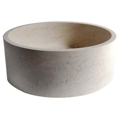 Vasque à poser - VERA - Mosavit - en pierre naturelle / ronde / contemporaine