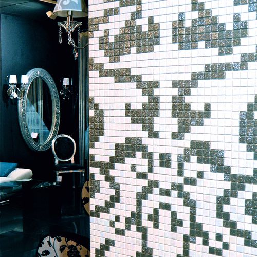 Mosaïque en verre - VINTAGE - Mosavit - brillante / de salle de bain / murale