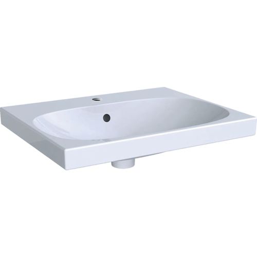 Vasque suspendue - 500.620.01.2 - GEBERIT - en céramique / rectangulaire / 1 trou