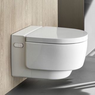 WC suspendu - AQUACLEAN - GEBERIT - en céramique / professionnel / résidentiel