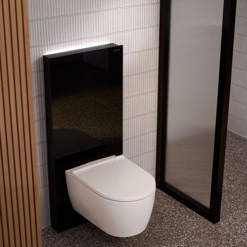 Réservoir de chasse d'eau en céramique - MONOLITH - GEBERIT - encastré / électronique