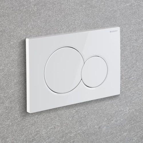 Bouton de chasse d'eau double - SIGMA01 - GEBERIT - résidentiel / professionnel